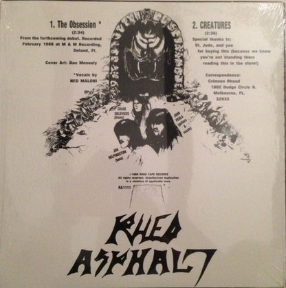 Rhed Asphalt : The Obsession (12")