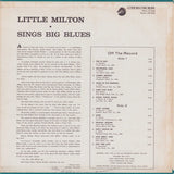 Little Milton : Sings Big Blues (LP, Album)