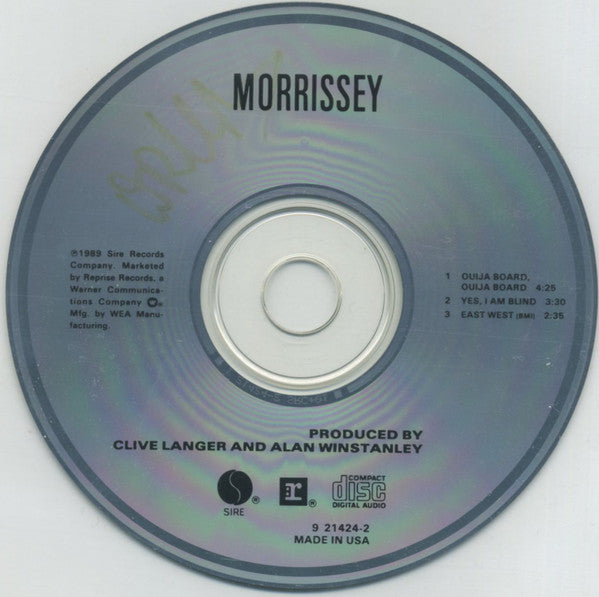 Morrissey : Ouija Board, Ouija Board (CD, Maxi)