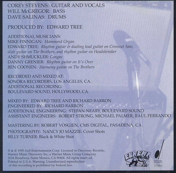 Corey Stevens : Blue Drops Of Rain (CD, Album)