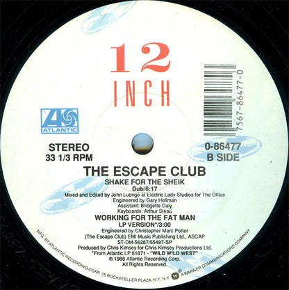 The Escape Club : Shake For The Sheik (12")