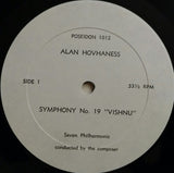 Alan Hovhaness : Symphony No. 19 "Vishnu" (Opus 217) (LP)