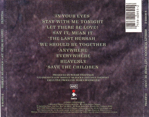 Shirley Murdock : Let There Be Love! (CD, Album)