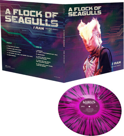 A Flock of Seagulls - I Ran (So Far Away) (Purple with Black Splatter)