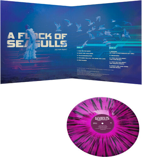 A Flock of Seagulls - I Ran (So Far Away) (Purple with Black Splatter)