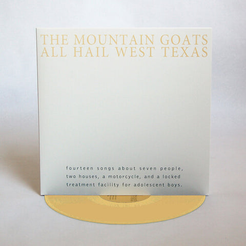 The Mountain Goats - All Hail West Texas (Yellow LP Vinyl)