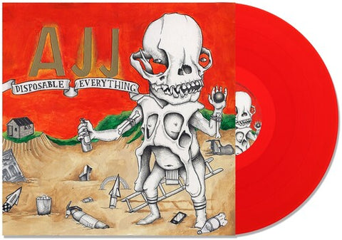 AJJ - Disposable Everything [Explicit Content] (Indie Exclusive, Strawbably Red Vinyl) preorder Andrew Jackson Jihad