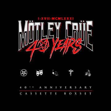 MOTLEY CRUE - 40th Anniversary Cassette Box Set (RSD DROPS 2021)