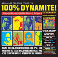 Soul Jazz Records Presents - 100% DYNAMITE! Ska, Soul, Rocksteady & Funk in Jamaica (Yellow 2xLP) (RSD June Drop)