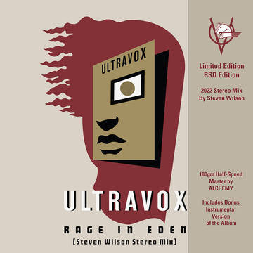Ultravox - Rage In Eden (Steven Wilson Stereo Mix) (RSD Black Friday 2022, CD)