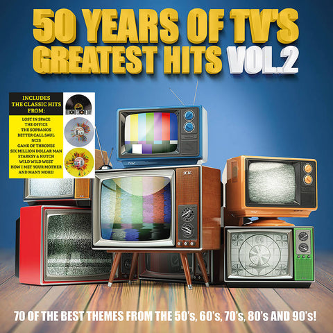 Various Artists - 50 Years of TV's Greatest Hits, Vol. 2 (RSD 2023, 2LP Colored Vinyl)