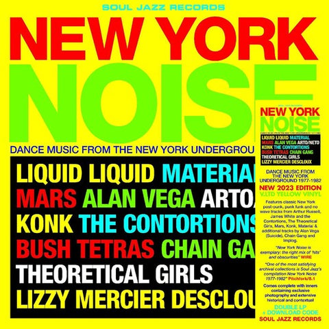 Soul Jazz Records Presents - New York Noise - Dance Music From The New York Underground 1978-82 (RSD 2023, 2 Yellow LP Vinyl)