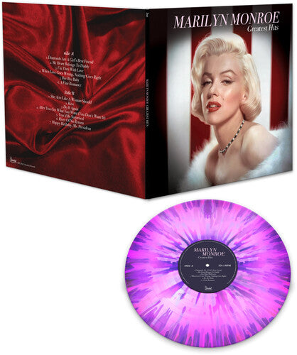 Marilyn Monroe - Greatest Hits (Pink & Purple Splatter LP Vinyl)