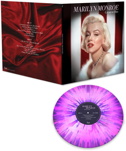 Marilyn Monroe - Greatest Hits (Pink & Purple Splatter LP Vinyl)