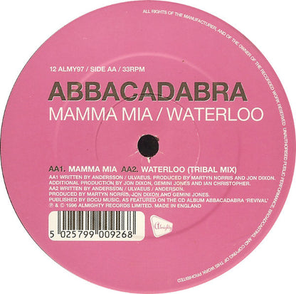Abbacadabra : Waterloo / Mamma Mia (12")