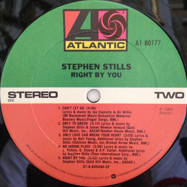 Stephen Stills : Right By You (LP, Album, Club)