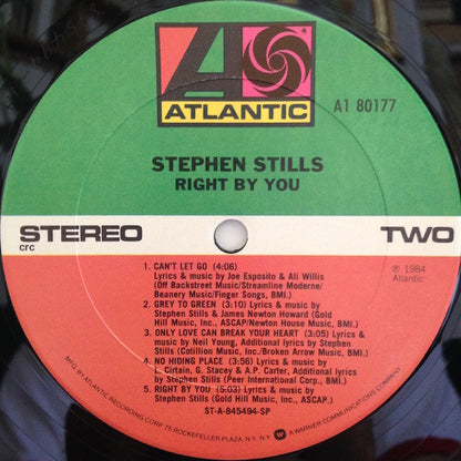 Stephen Stills : Right By You (LP, Album, Club)