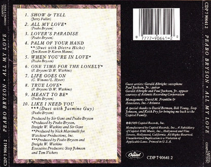 Peabo Bryson : All My Love (CD, Album)