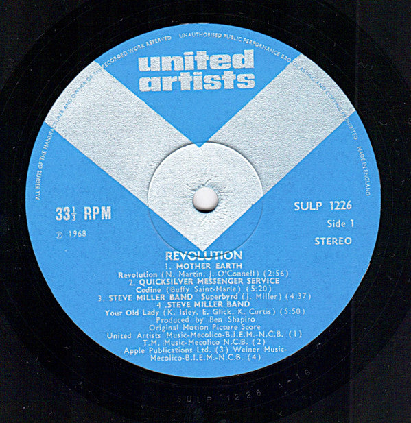 Various : Revolution - Original Motion Picture Score (LP, Album)