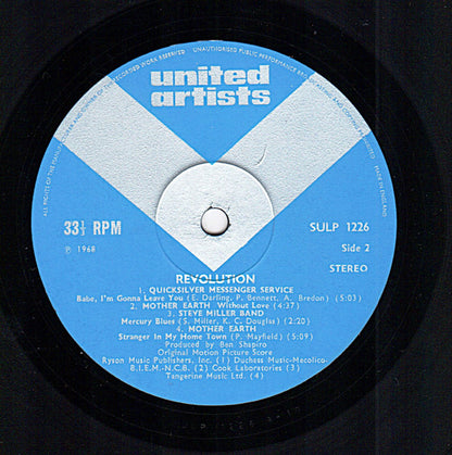 Various : Revolution - Original Motion Picture Score (LP, Album)