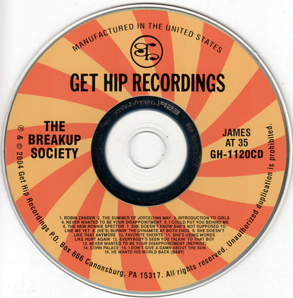 The Breakup Society : James At 35 (CD, Album)