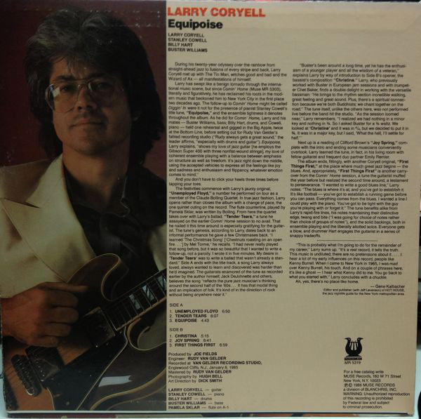 Larry Coryell : Equipoise (LP, Album)