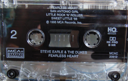 Steve Earle & The Dukes : Fearless Heart (Cass, Comp)