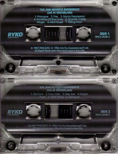 The Jimi Hendrix Experience : Live At Winterland (Cass, Album)