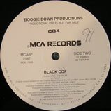 Boogie Down Productions : Black Cop (12", Promo)