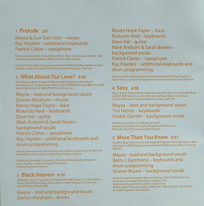 Maysa Leak : Maysa (CD, Album)