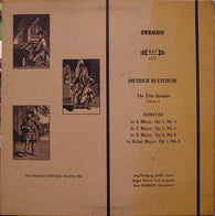 Dieterich Buxtehude - Jörg-Wolfgang Jahn, Jürgen Wolf, Hans Schmidt (8) : The Trio Sonatas Volume I (LP, Album)