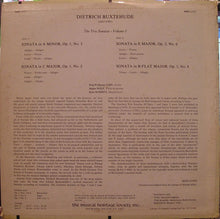 Dieterich Buxtehude - Jörg-Wolfgang Jahn, Jürgen Wolf, Hans Schmidt (8) : The Trio Sonatas Volume I (LP, Album)