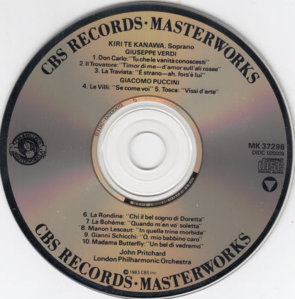 Kiri Te Kanawa / John Pritchard / London Philharmonic Orchestra - Giuseppe Verdi & Giacomo Puccini : Verdi & Puccini (CD, Album, RE)