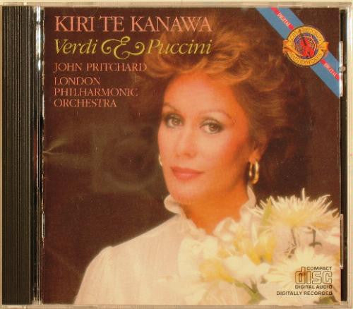 Kiri Te Kanawa / John Pritchard / London Philharmonic Orchestra - Giuseppe Verdi & Giacomo Puccini : Verdi & Puccini (CD, Album, RE)