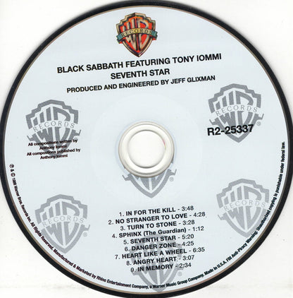 Black Sabbath Featuring Tony Iommi : Seventh Star (CD, Album, RE)