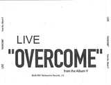 Live : Overcome (CDr, Single, Promo)