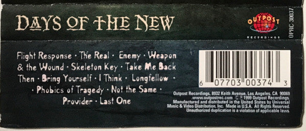 Days Of The New : Days Of The New (Cass, Album)