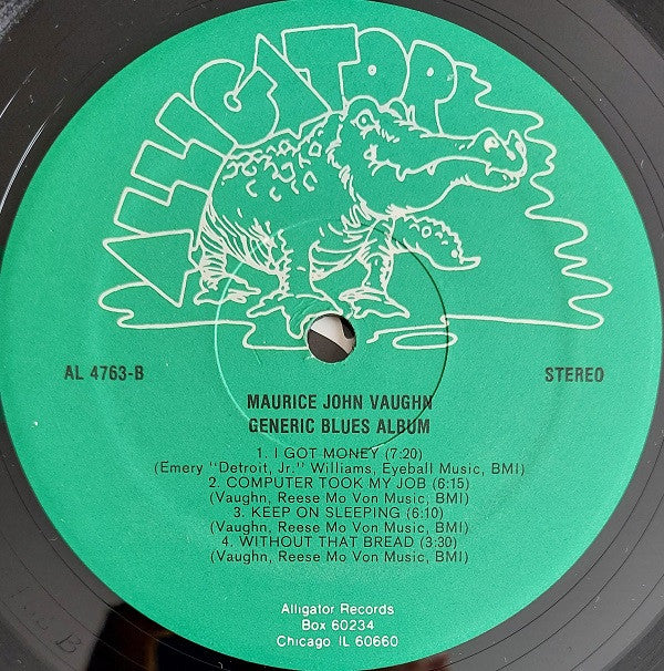 Maurice John Vaughn : Generic Blues Album (LP)