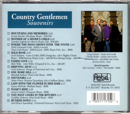 The Country Gentlemen : Souvenirs (CD, Album)