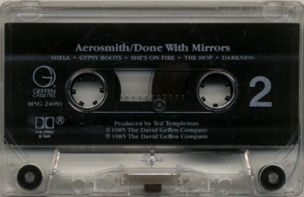Aerosmith : Done With Mirrors (Cass, Album, RE, Dol)