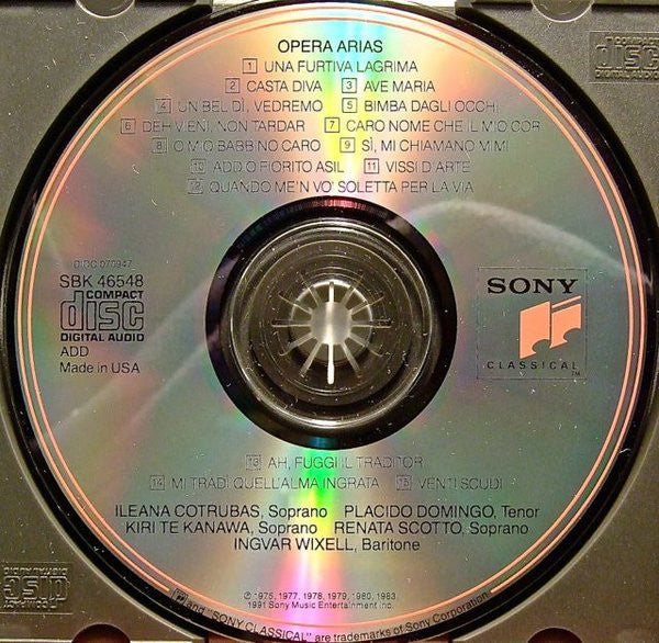 Various : Opera Arias (CD, Comp)