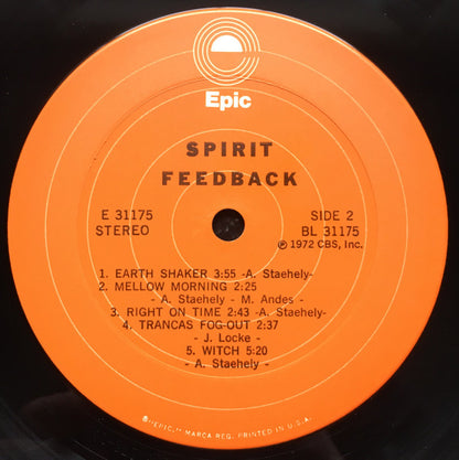 Spirit (8) : Feedback (LP, Album, RE, Ter)