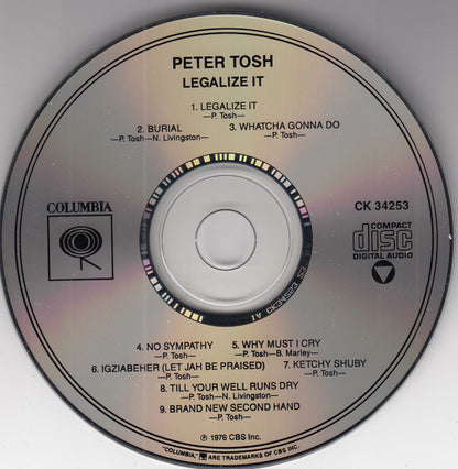 Peter Tosh : Legalize It (CD, Album, RE, Pit)