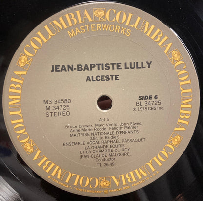 Jean-Baptiste Lully : Alceste (3xLP)
