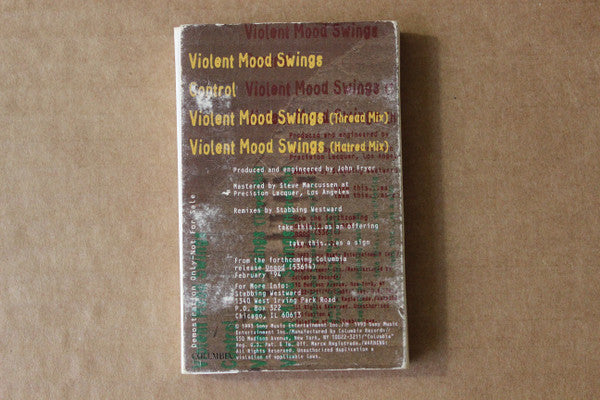 Stabbing Westward : Violent Mood Swings (Cass, Single, Promo)