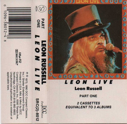 Leon Russell : Leon Live (2xCass, Album, Dol)