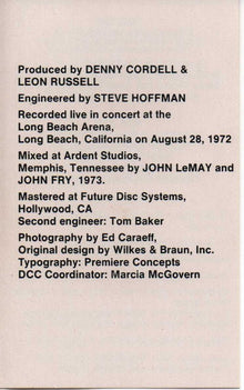 Leon Russell : Leon Live (2xCass, Album, Dol)