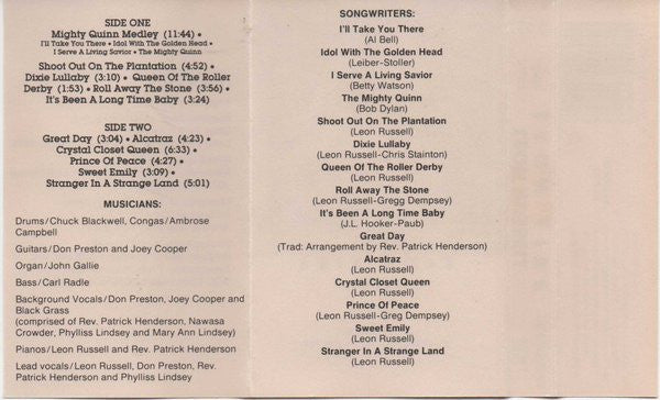 Leon Russell : Leon Live (2xCass, Album, Dol)