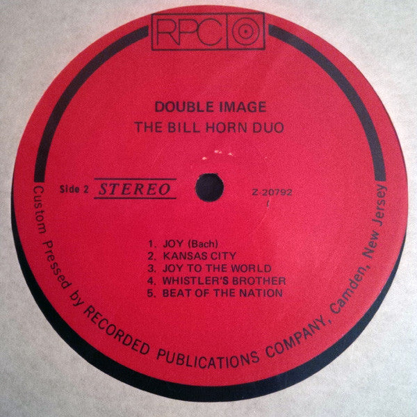 The Bill Horn Duo : Double Image (LP, Album)