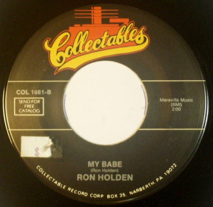 Ron Holden : Love You So / My Babe (7", RE)